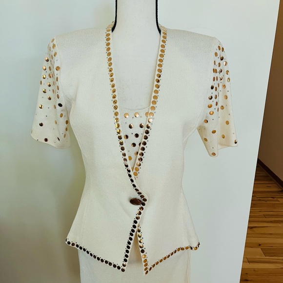 St John vintage knit set- luxury meets slamming - Picture 6 of 16